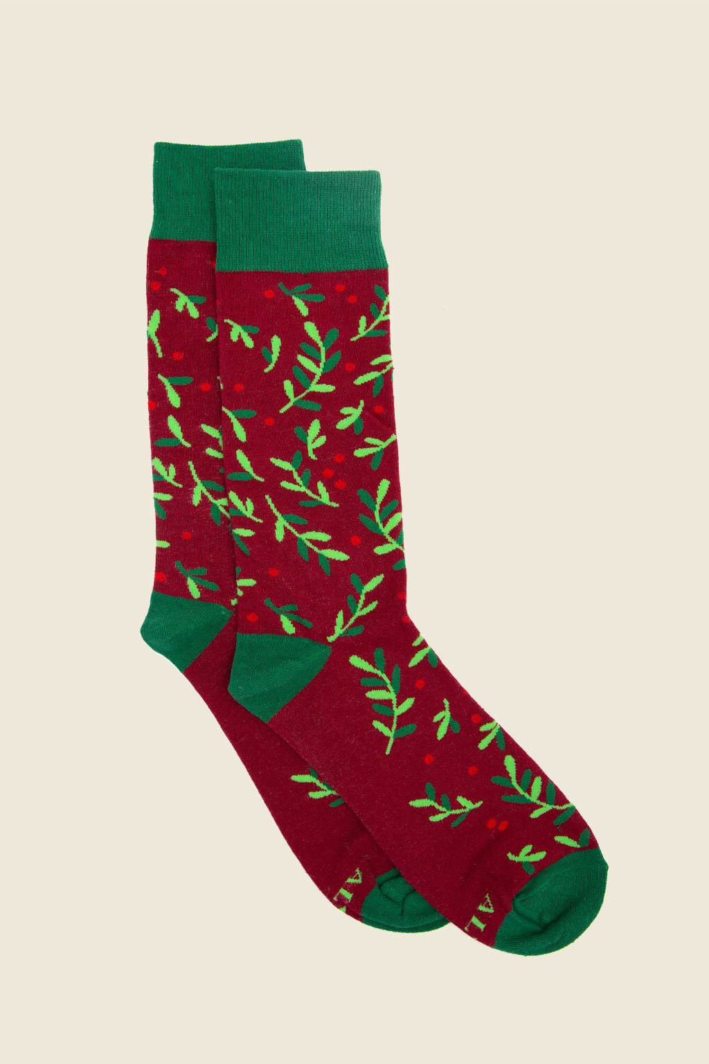 Under the Mistletoe Socks