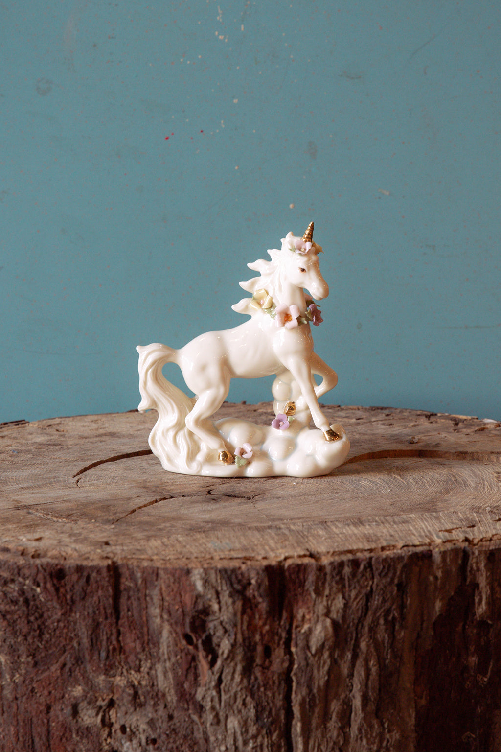 Vintage Ceramic 1980s Unicorn. Kin Ship Goods Vintage Collection.