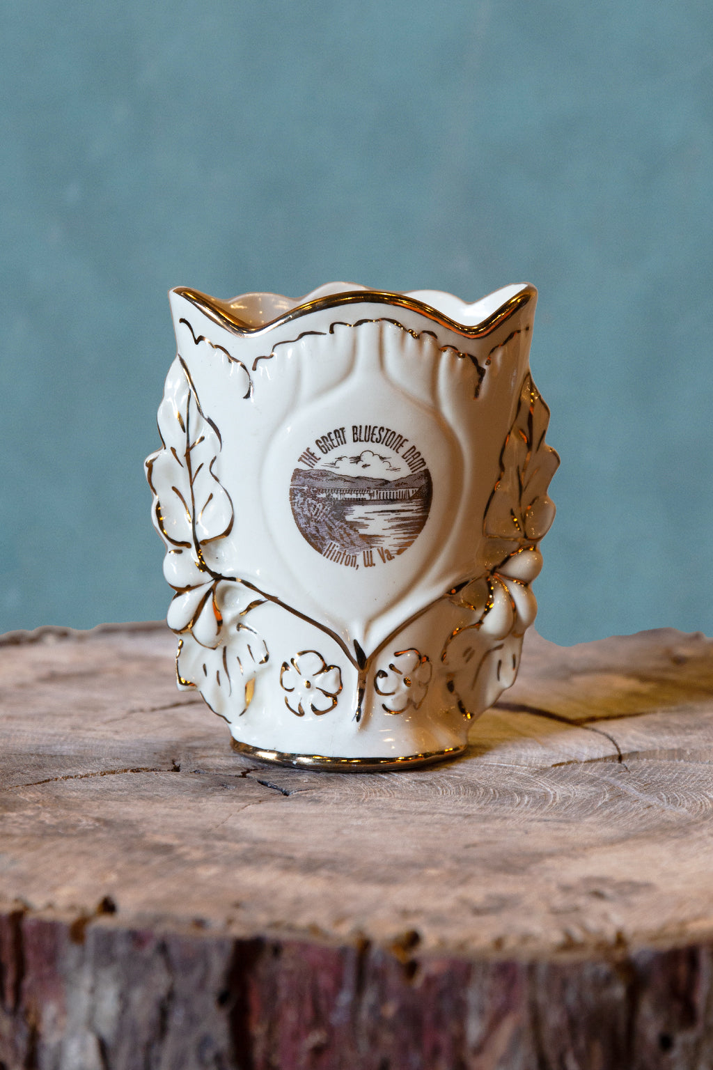 Vintage Bluestone Dam Vase