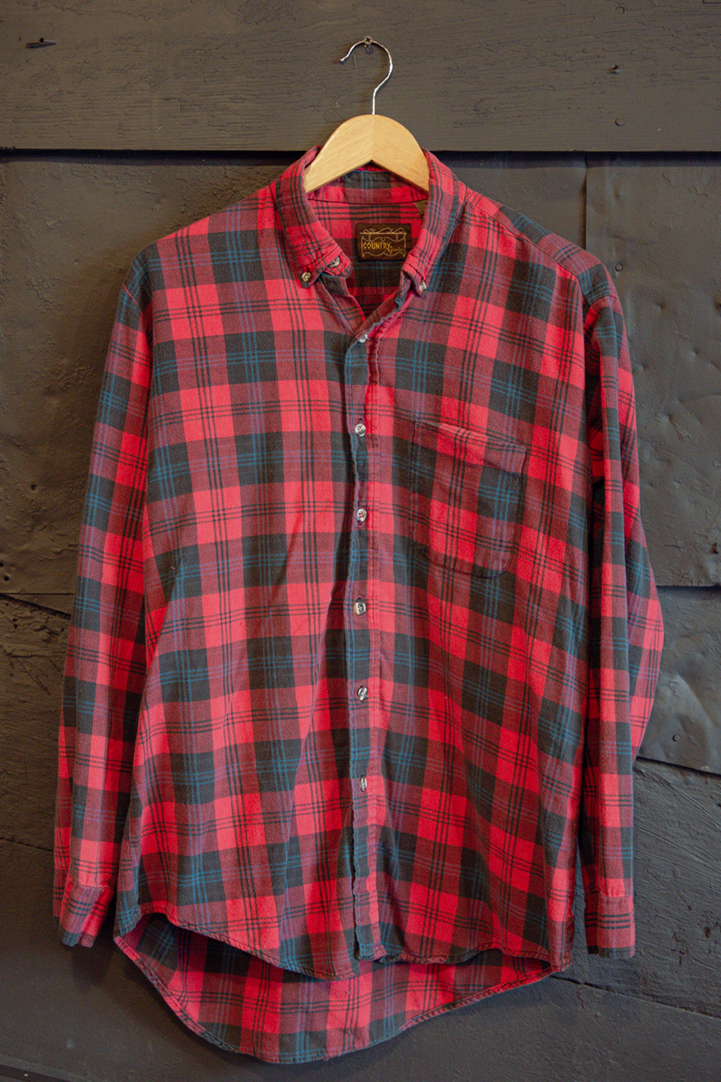Vintage Vintage Country Squire Flannel Red