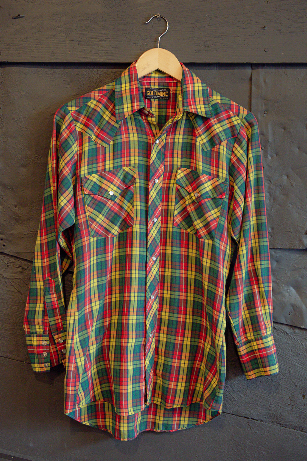 Vintage Picnic Ready Pearl Snap Button Up