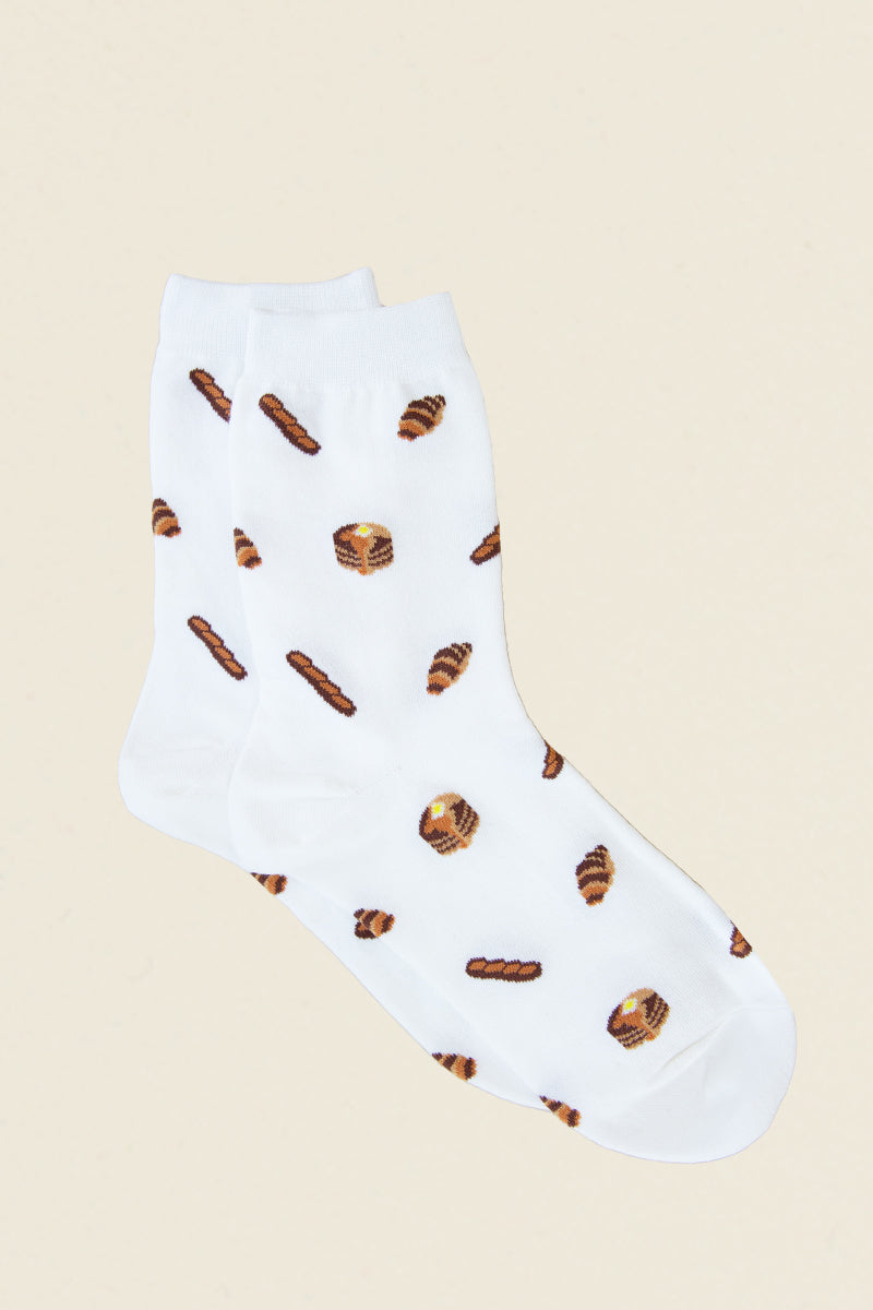 women's bakery socks ivory kin ship goods