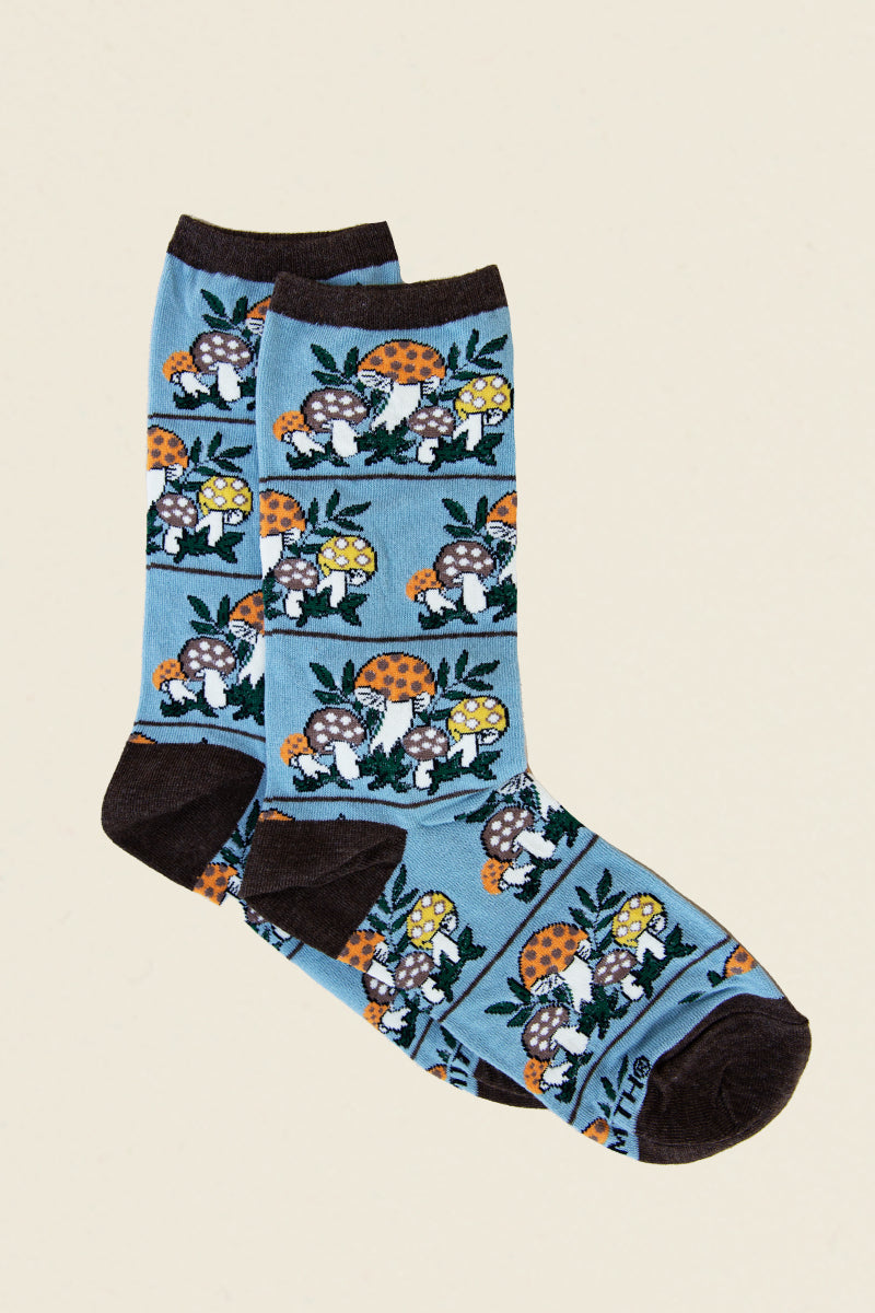 womens magic mountain mushroom socks