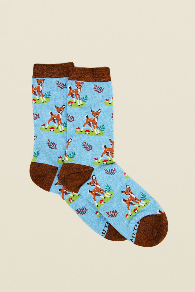 womens oh deer, you&#39;re cute socks