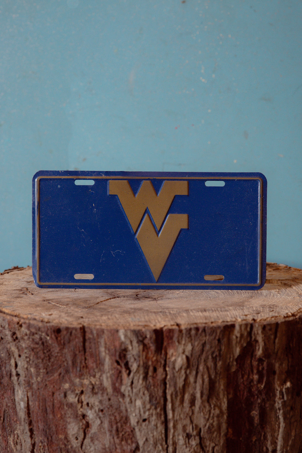 Vintage WVU License Plate