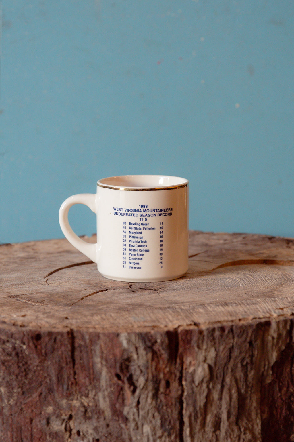 Vintage WVU Mountaineers Mug