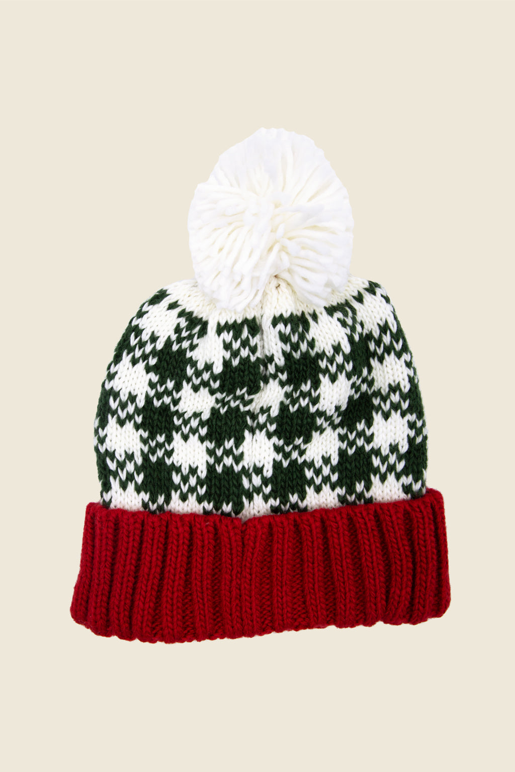 Holiday Houndstooth Beanie