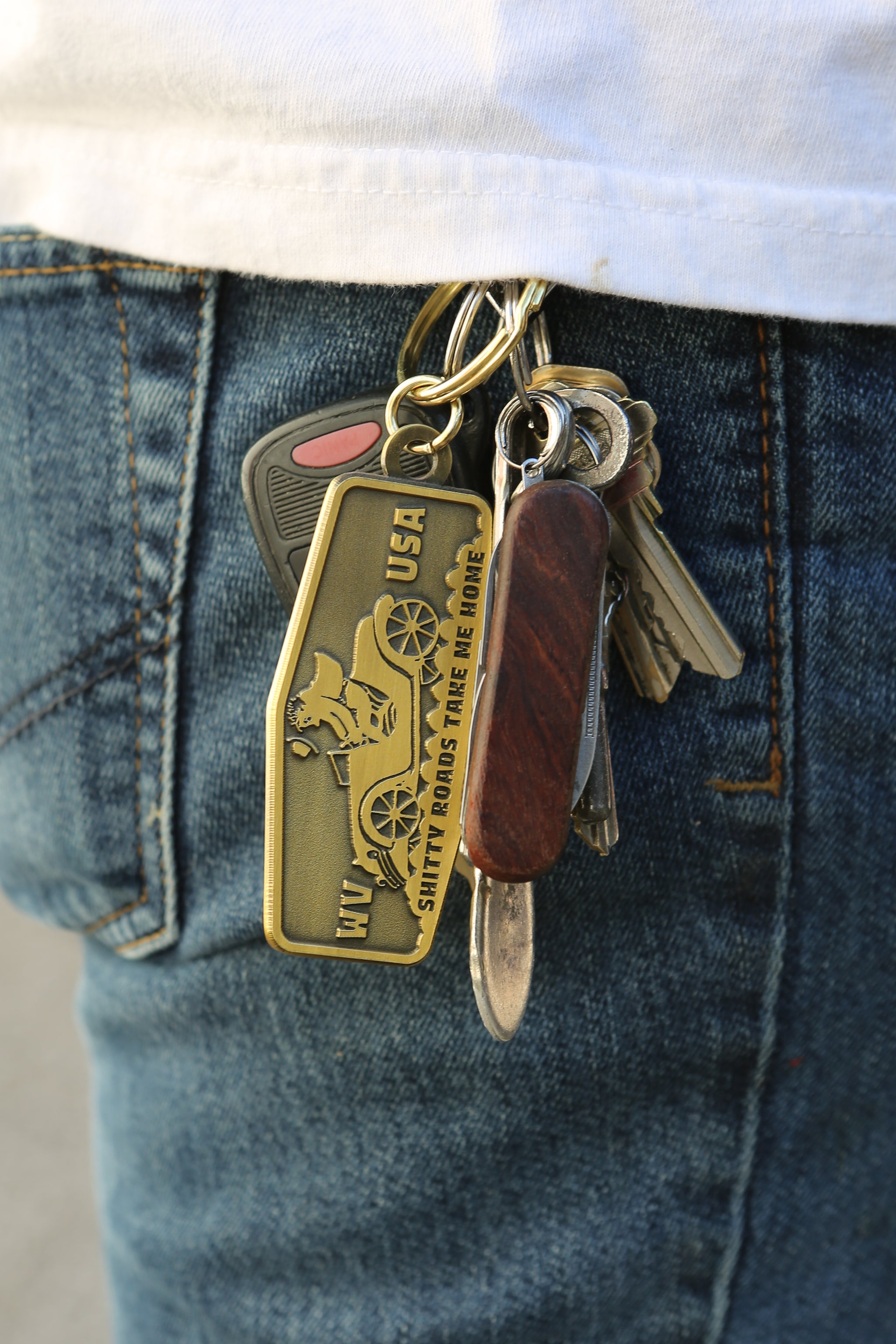 Road Rippers Keychains Shitty Roads Keychain | Kin Ship Goods